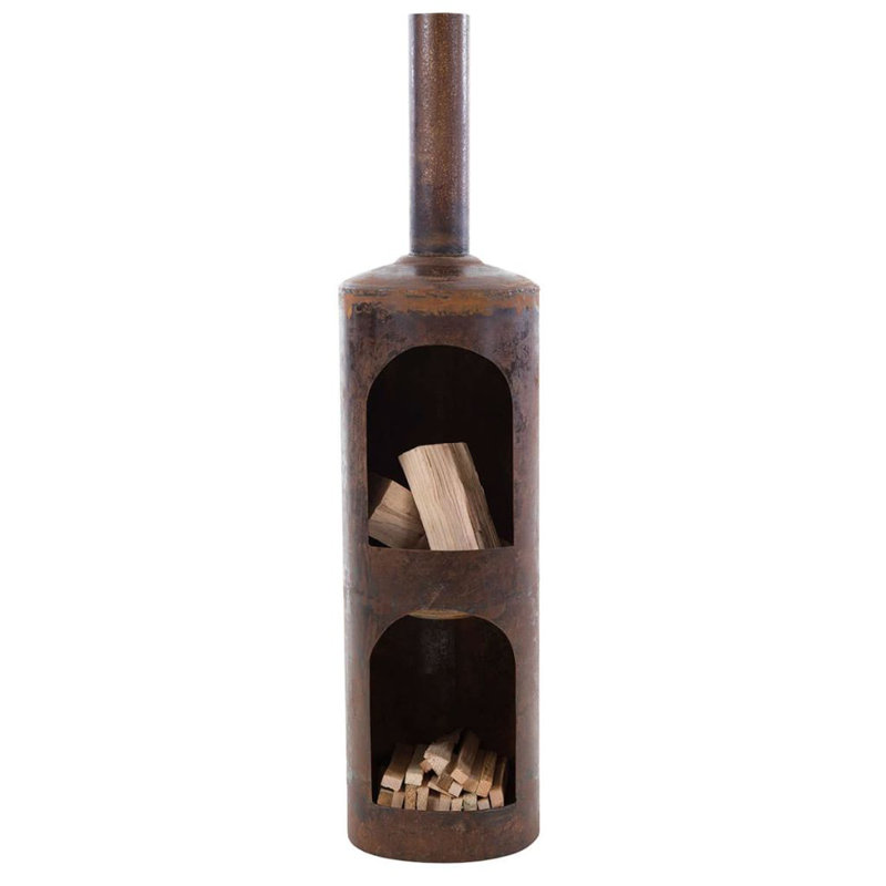 RedFire Fireplace "Odin mini" 120 cm Rust