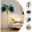 Lampe sur pied en plumes d'autruche avec éclairage DEL tricolore réglable, lampe sur pied décorative faite à la main pour le salon, la chambre à coucher, le bureau et la boutique
