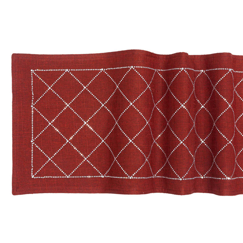 Table Runner, Red, 108" x 13"