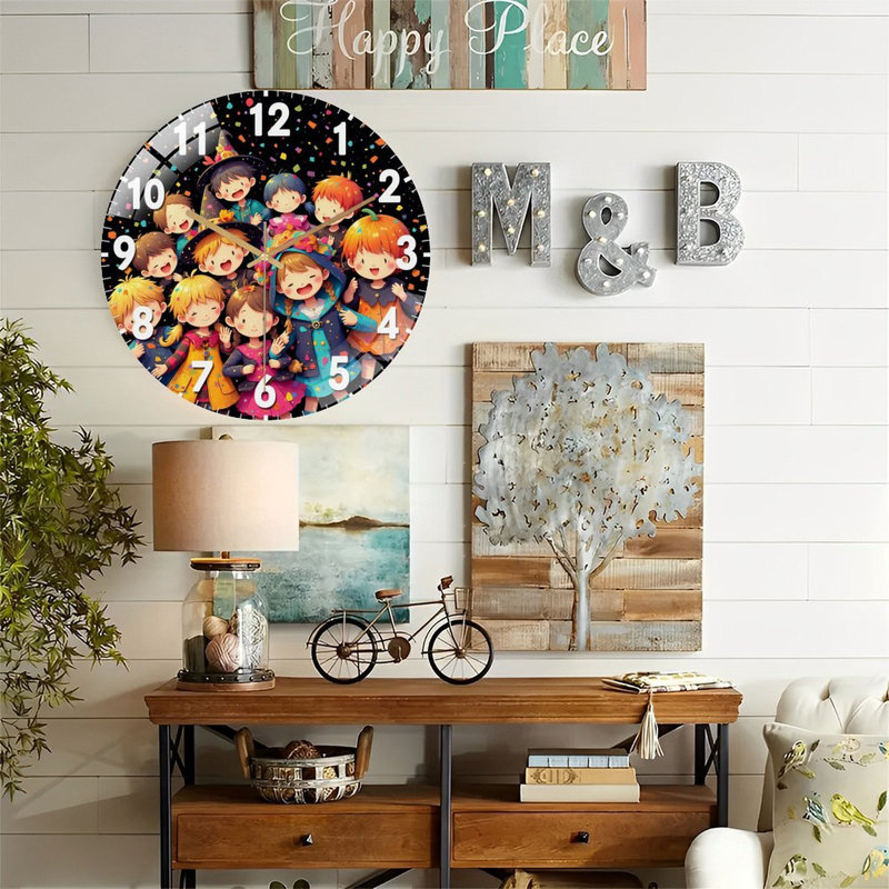 Horloge murale pour enfants