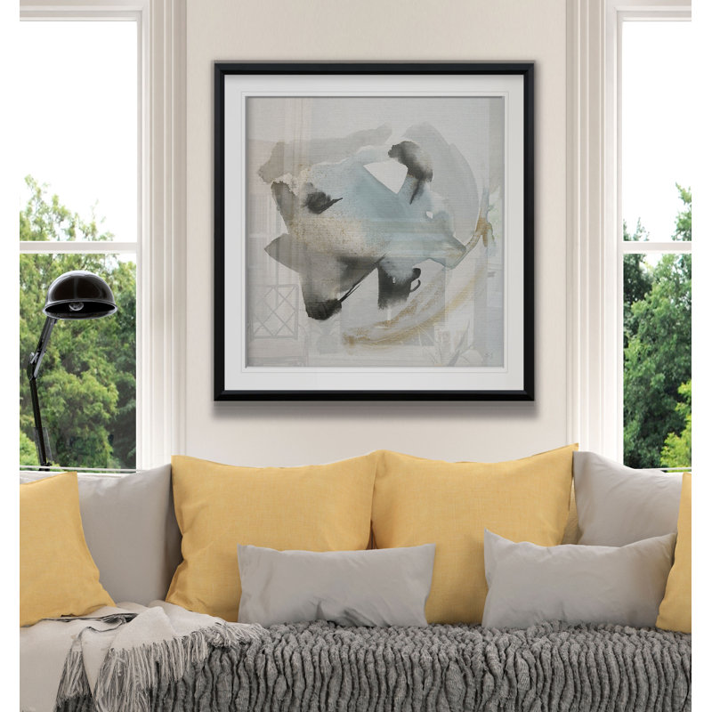 «Sand and Sky I», reproduction, H 27 po x l 27 po x p 1,5 po, Cadre noir