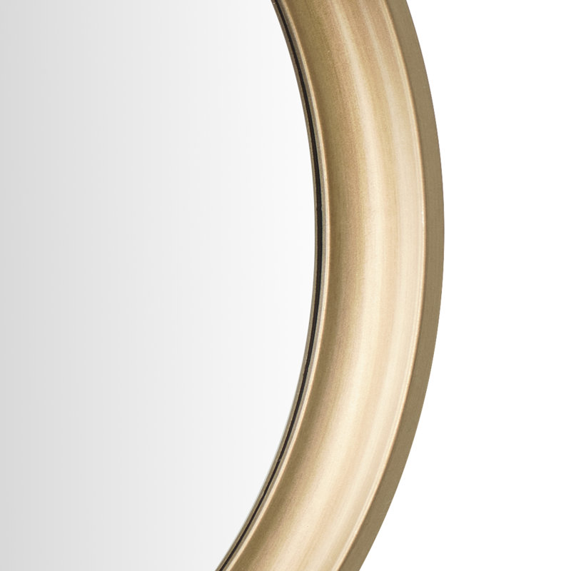 Ensemble de miroirs muraux ronds 5 pièces Bedouet, Or antique