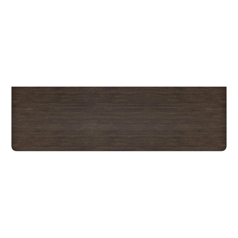 Lennon 6 Drawer Rounded Leg Dresser, Dark Brown