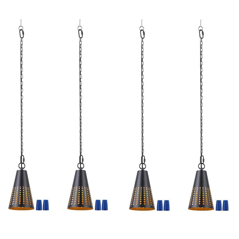 LED Outdoor Pendant Lights, 5W Low Voltage Hanging Lights for Gazebo, Pergola, Garden