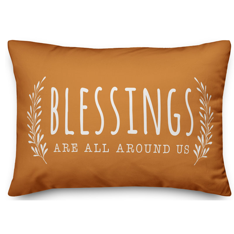  Housse de coussin Blessings Are All Around Us