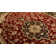 Romulus Power Loom Red/Beige/Black Medallion Kashan Rug