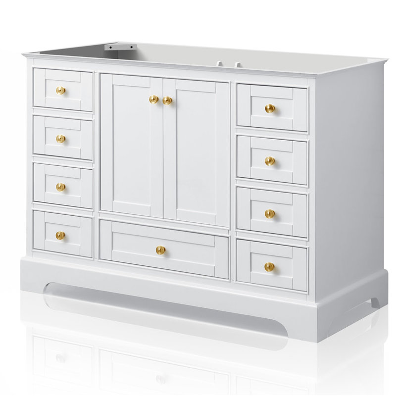 47.13'' Single Bathroom Vanity Base Only in White