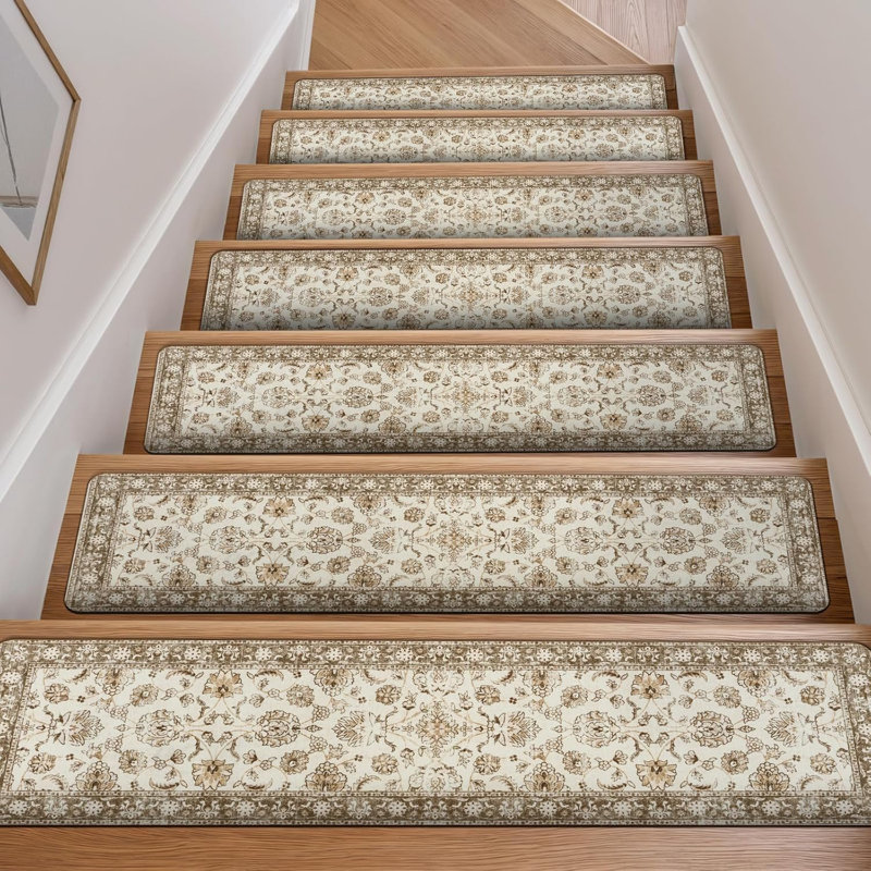Tapis d'escalier rétro