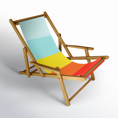 Reclining Folding Deck Chair