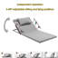 Electric Adjustable Bed Backrest, 4-68° Upgraded Foldable Safety Guardrail