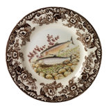 Spode Woodland Fish Salad Plate 8" Salmon