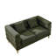 Canapé modulaire surdimensionné de 60 pouces à 2 places, canapé modulaire en tissu Comfort