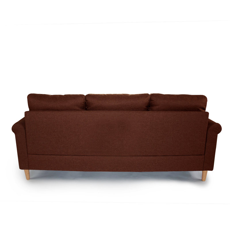 Canapé Keif 87 po, Coffee 100% Polyester
