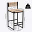 Ensemble de 2 tabourets de bar Honey