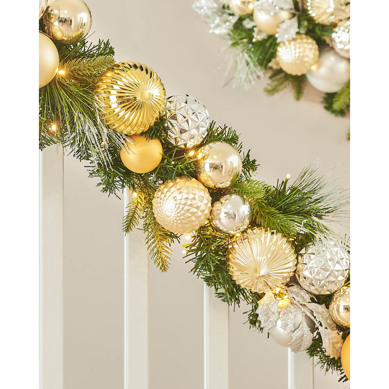 39.97cm Lighted Faux GARLAND with Lights