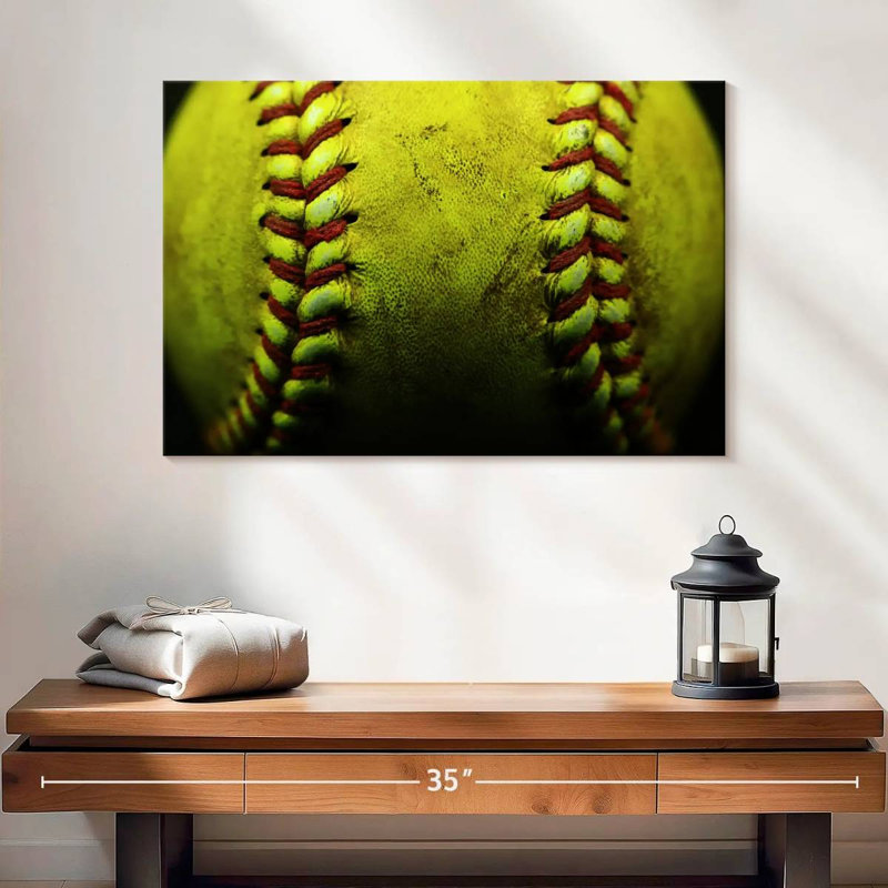 Sireci Dirty Softball, 16" H x 24" W