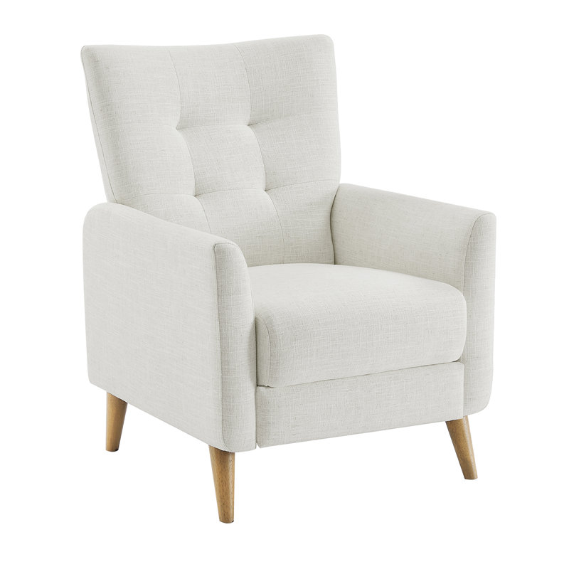 Fauteuil inclinable 28,5 po Stralka, Polyester ivoire