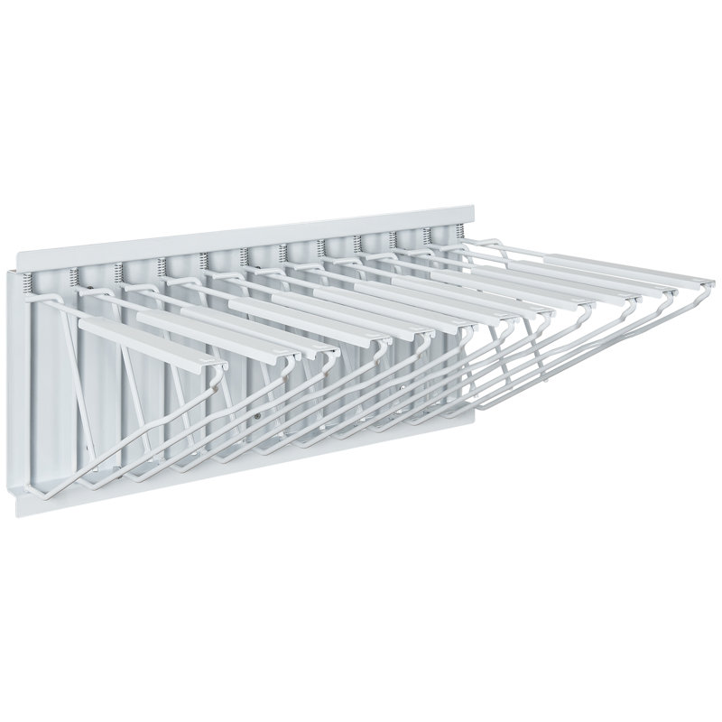 Heavy Duty Adjustable Steel Wall Mount Hanging Shelf