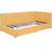 Twin Size Bed Frame With Upholstered Linen  Yellow  & 2 Storages - Daybed, No Box Spring For Organized Living Yellow , Smart Storage-1349693202