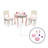 Doll Plaid Table & Chair Set