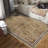 Suttle Oriental Machine Washable Rugs Floral Non-Slip Rug for Living Room Bedroom Nursery Dining Table Bedside Decor-1815202325