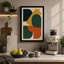 Geometric Harmony Mid-Century - Wrapped Canvas-1028513348-1028513361