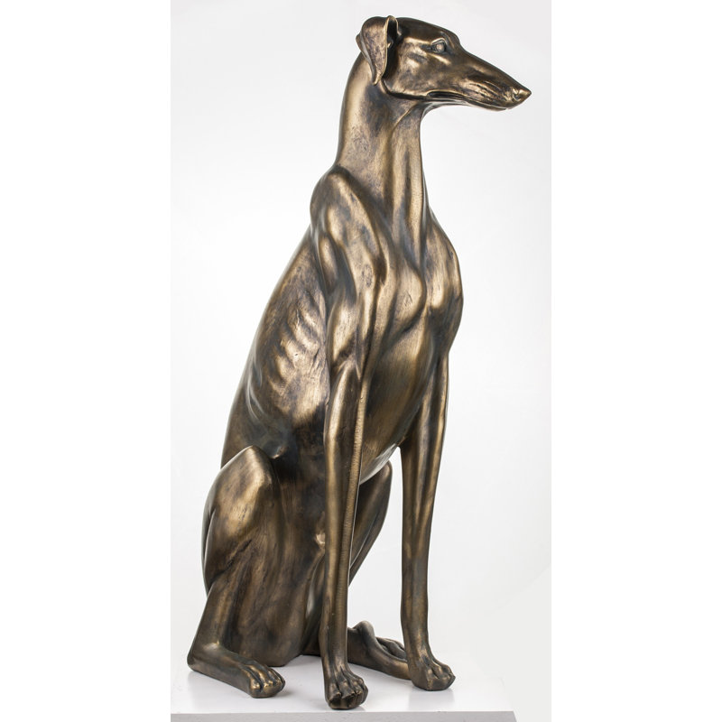 Clodette Statue Decorative Object, Gold/Black