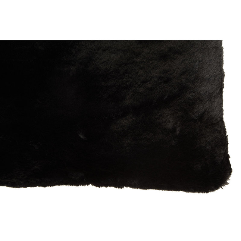 Adebare Rectangular Lumbar Cushion, Black