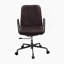 Chaise de bureau en cuir Mars