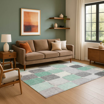 Premium Machine Washable Mayfield Geometric Rug