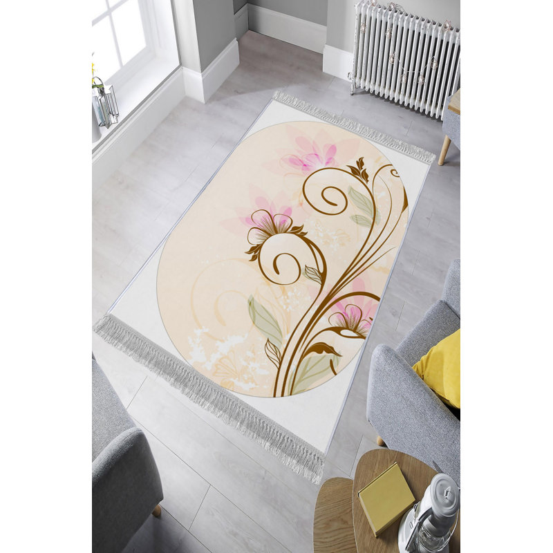 Luxurious Hall Carpet, 100% Velvet Fabric, 2.6 x 9.8 ft | Antibacterial & Non-Slip | 0.4 in Pile Height, Machine Washable | Durable Woven Design with 3D Digital Printing | Perfect for Home Entryways & Living Rooms