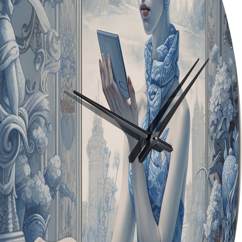 Horloge murale en métal, Grand