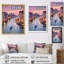 Panorama, petit bateau sur le Grand Canal - Venise, art mural-587094658-587094657