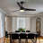 52 Inch Low Profile Ceiling Fan With Light
