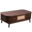 Table basse en rotin rustique Halden