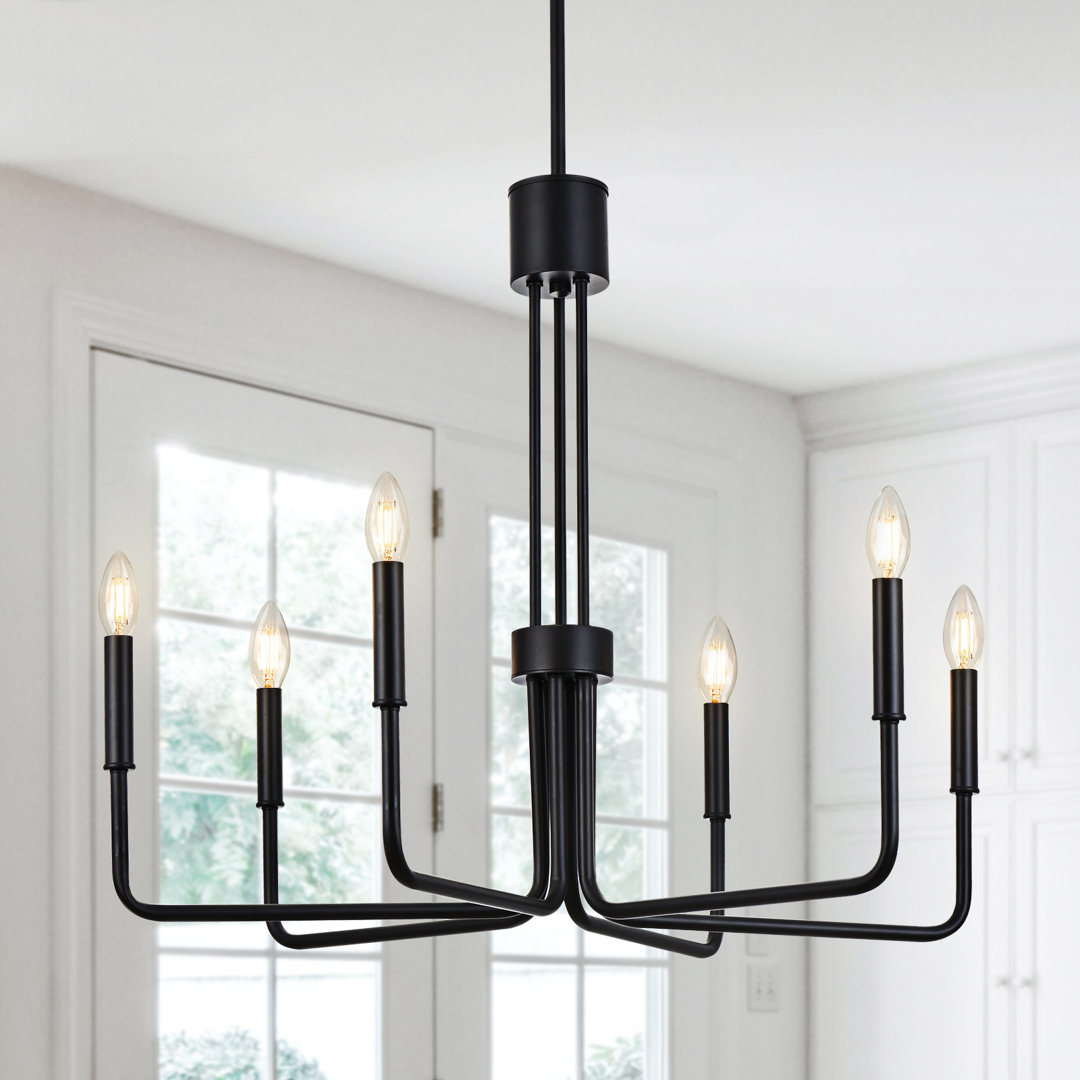 6 - Light Candle Style Classic Chandelier Gracie Oaks 