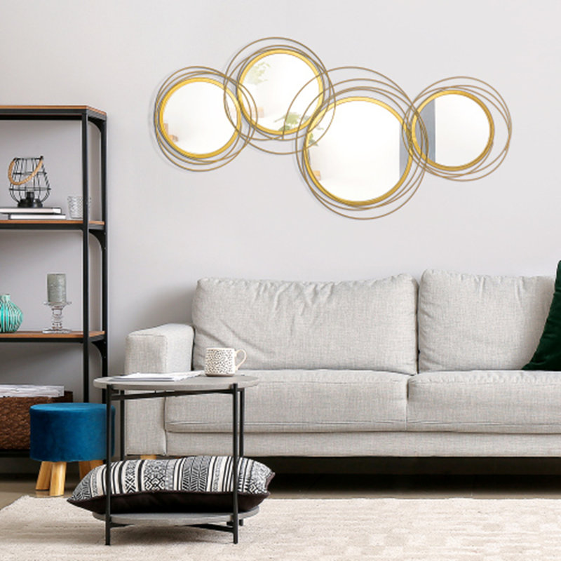 Miroir moderne en métal