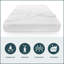 Protège-matelas imperméable avec fermeture à glissière avec dessus en éponge, respirant, confortable, lavable à la machine-1279101965