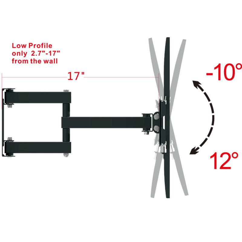 Ktaxon Single Screen Wall Mount