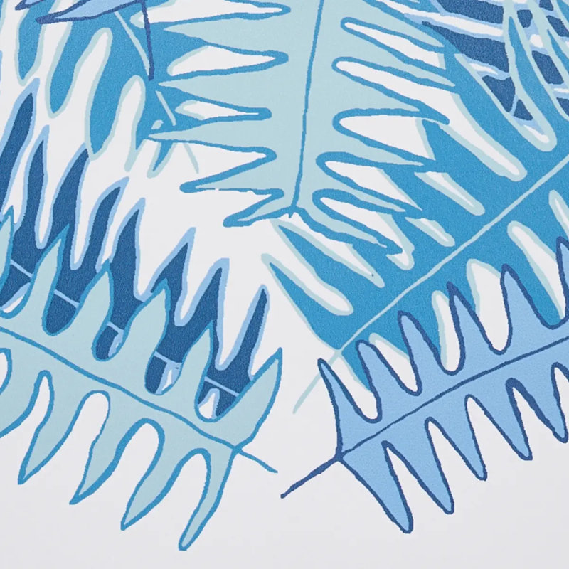 Papier peint Schumacher x Cristina Buckley, Bleu