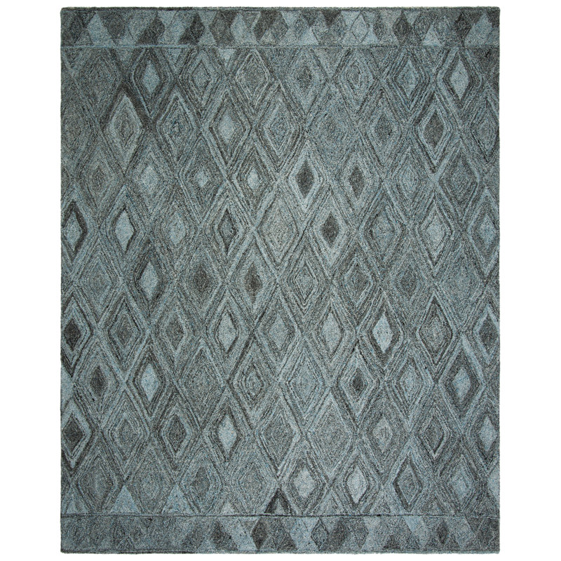 Jazmine Hand Tufted Performance Geometric Rug, Rectangle 8' x 10'