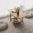 47.2" Convertible Drop-Leaf Expandable Coffee Table with Curved Metal Locking Caster Base in  Fir Core Wood |  Double-Tier Storage Rolling Center Table for Small Apartment & Living Room-1255823635