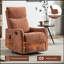 Fauteuil chauffant manuel chauffant avec chaise berçante et pivotante-476173951
