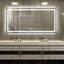 Miroir de salle de bain simple à DEL en cristal poli pour salle de bain-1478493785-1492745994