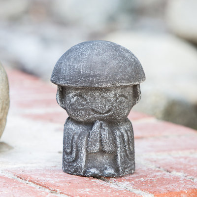 Statue de jardin méditant Jizo