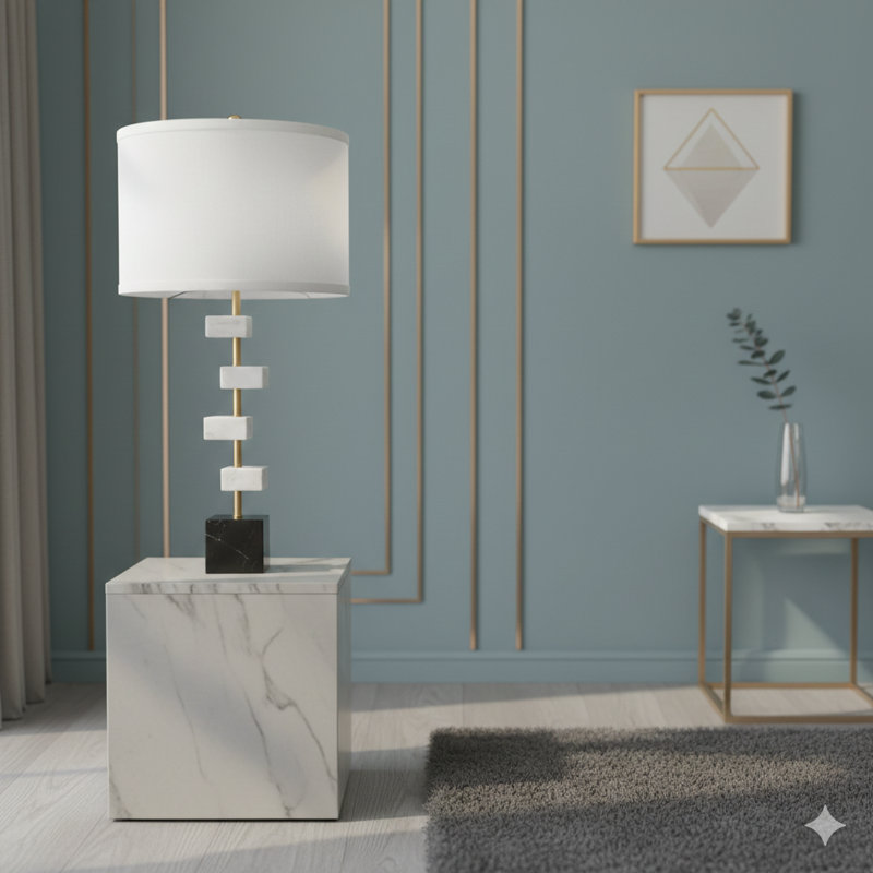 D15x30" Table Lamp (Lamp Shade Assembly Required)