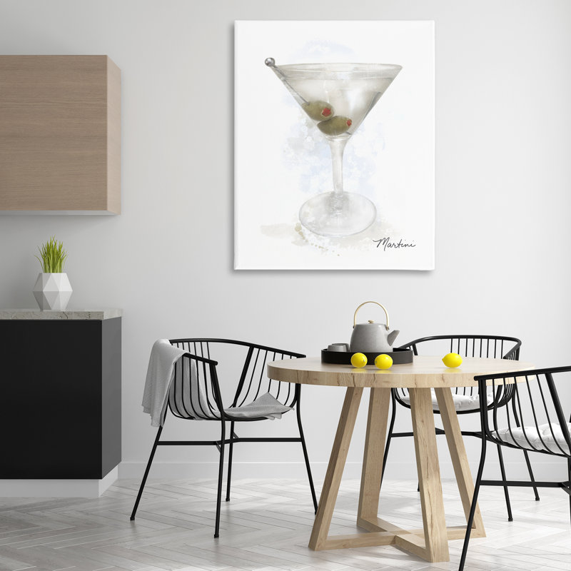 Toile martini douce et douce, design par Matthew Piotrowicz, H 48 po x l 36 po