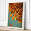 Autumn Leaves Falling Japandi - Wrapped Canvas-226363864-226363859