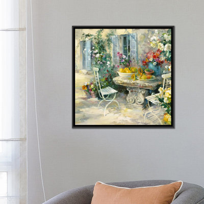 « idyllic jardin », reproduction sur toile