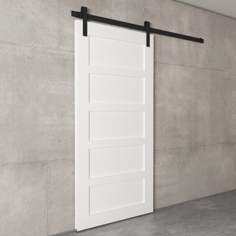 Porte de grange SoHo SoHo, Blanc